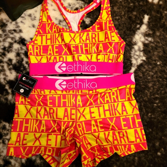 ethika Intimates & Sleepwear Ethika Sports Bra Matching Boy Shorts
